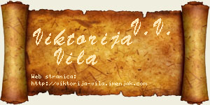 Viktorija Vila vizit kartica